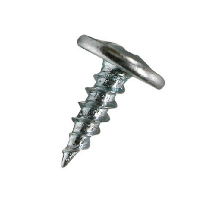 Tornillo para Gypsum Ala Ancha Zincado Punta Fina #8 x 1/2"