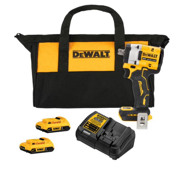 Kit llave de impacto compacta 1/2" 20V