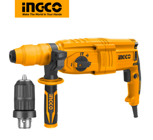 Rotomartillo de 1/2" 800 W 110-120 V 50-60 Hz 0-4000 BPM 1100 RPM Ingco