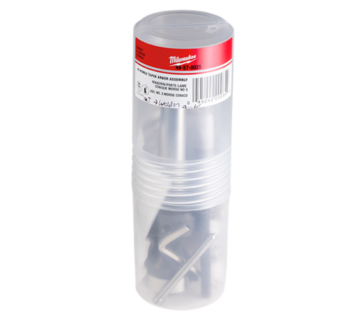 Arbor #3 Morse Taper To 3/4" Weldon